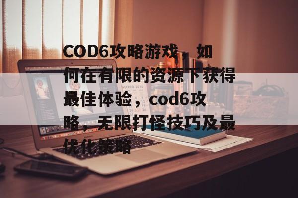 COD6攻略游戏，如何在有限的资源下获得最佳体验，cod6攻略，无限打怪技巧及最优化策略