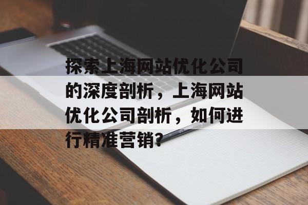 探索上海网站优化公司的深度剖析,上海网站优化公司剖析,如何进行精准营销? 探索上海网站优化公司的深度剖析,上海网站优化公司剖析,如何进行精准营销?