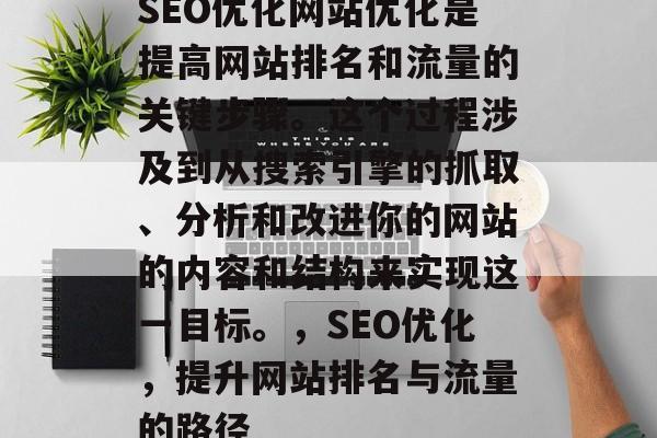 SEO优化网站优化是提高网站排名和流量的关键步骤。这个过程涉及到从搜索引擎的抓取、分析和改进你的网站的内容和结构来实现这一目标。,SEO优化,提升网站排名与流量的路径 SEO优化网站优化是提高网站排名和流量的关键步骤。这个过程涉及到从搜索引擎的抓取、分析和改进你的网站的内容和结构来实现这一目标。,SEO优化,提升网站排名与流量的路径