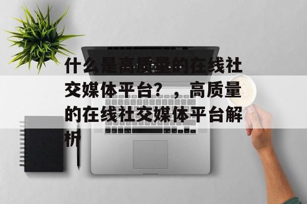 什么是高质量的在线社交媒体平台?,高质量的在线社交媒体平台解析 什么是高质量的在线社交媒体平台?,高质量的在线社交媒体平台解析
