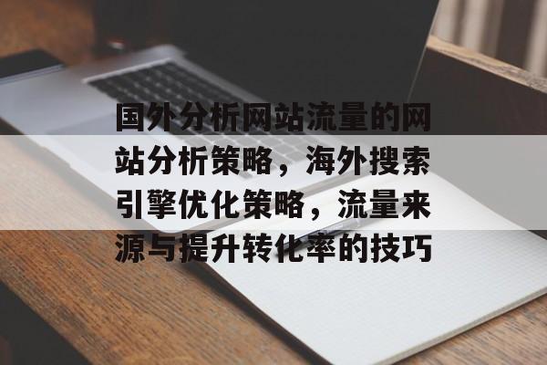 国外分析网站流量的网站分析策略,海外搜索引擎优化策略,流量来源与提升转化率的技巧 国外分析网站流量的网站分析策略,海外搜索引擎优化策略,流量来源与提升转化率的技巧