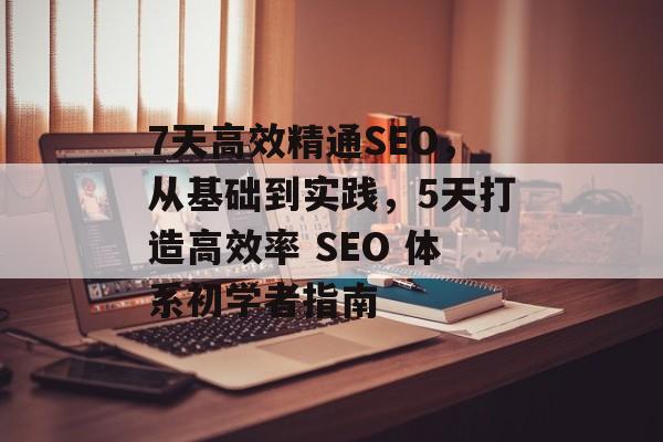7天高效精通SEO,从基础到实践,5天打造高效率 SEO 体系初学者指南 7天高效精通SEO,从基础到实践,5天打造高效率 SEO 体系初学者指南