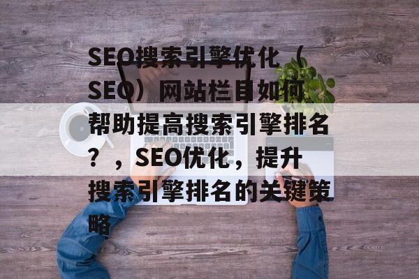 SEO搜索引擎优化(SEO)网站栏目如何帮助提高搜索引擎排名?,SEO优化,提升搜索引擎排名的关键策略 SEO搜索引擎优化(SEO)网站栏目如何帮助提高搜索引擎排名?,SEO优化,提升搜索引擎排名的关键策略