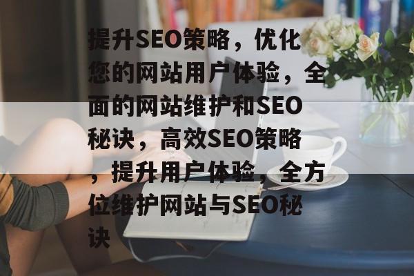 提升SEO策略,优化您的网站用户体验,全面的网站维护和SEO秘诀,高效SEO策略,提升用户体验,全方位维护网站与SEO秘诀 提升SEO策略,优化您的网站用户体验,全面的网站维护和SEO秘诀,高效SEO策略,提升用户体验,全方位维护网站与SEO秘诀