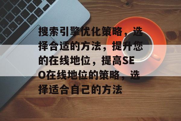 搜索引擎优化策略,选择合适的方法,提升您的在线地位,提高SEO在线地位的策略,选择适合自己的方法 搜索引擎优化策略,选择合适的方法,提升您的在线地位,提高SEO在线地位的策略,选择适合自己的方法