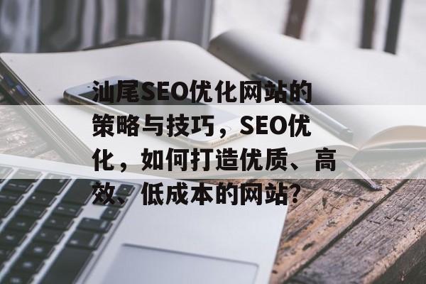 汕尾SEO优化网站的策略与技巧，SEO优化，如何打造优质、高效、低成本的网站？