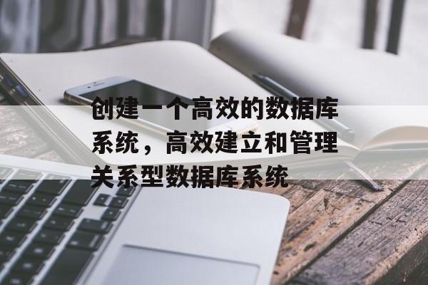 创建一个高效的数据库系统,高效建立和管理关系型数据库系统 创建一个高效的数据库系统,高效建立和管理关系型数据库系统
