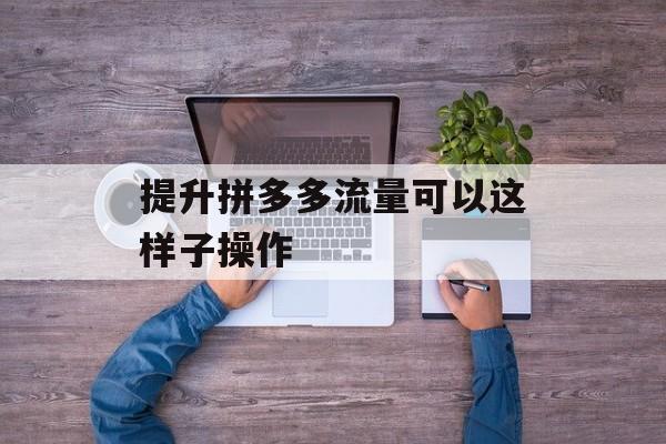 提升拼多多流量可以这样子操作 提升拼多多流量可以这样子操作