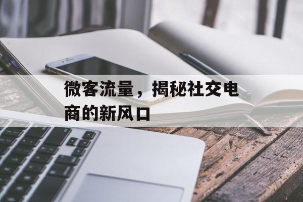 微客流量,揭秘社交电商的新风口 微客流量,揭秘社交电商的新风口