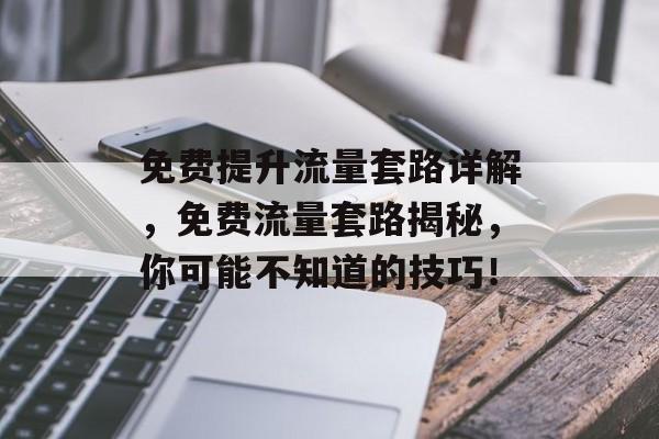 免费提升流量套路详解,免费流量套路揭秘,你可能不知道的技巧! 免费提升流量套路详解,免费流量套路揭秘,你可能不知道的技巧!