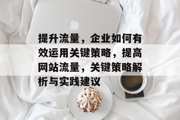 提升流量,企业如何有效运用关键策略,提高网站流量,关键策略解析与实践建议 提升流量,企业如何有效运用关键策略,提高网站流量,关键策略解析与实践建议