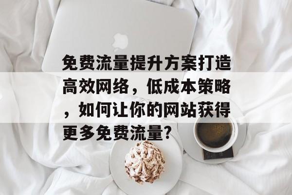 免费流量提升方案打造高效网络，低成本策略，如何让你的网站获得更多免费流量?
