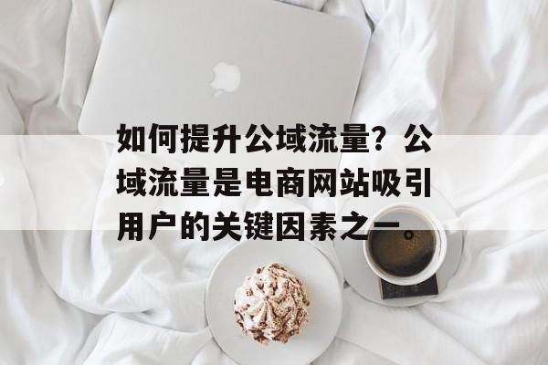 如何提升公域流量?公域流量是电商网站吸引用户的关键因素之一。 如何提升公域流量?公域流量是电商网站吸引用户的关键因素之一。