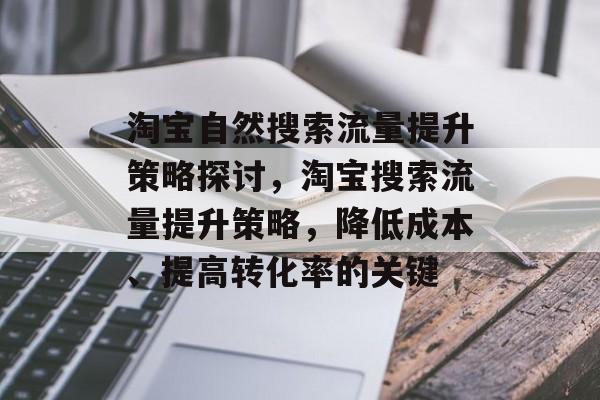 淘宝自然搜索流量提升策略探讨,淘宝搜索流量提升策略,降低成本、提高转化率的关键 淘宝自然搜索流量提升策略探讨,淘宝搜索流量提升策略,降低成本、提高转化率的关键