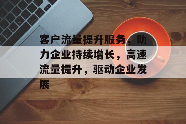 客户流量提升服务，助力企业持续增长，高速流量提升，驱动企业发展