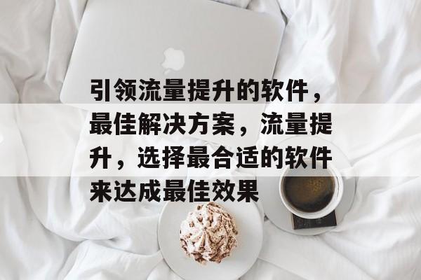 引领流量提升的软件,最佳解决方案,流量提升,选择最合适的软件来达成最佳效果 引领流量提升的软件,最佳解决方案,流量提升,选择最合适的软件来达成最佳效果