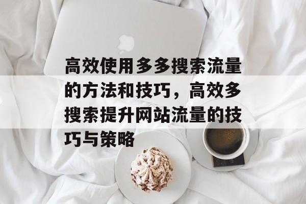 高效使用多多搜索流量的方法和技巧,高效多搜索提升网站流量的技巧与策略 高效使用多多搜索流量的方法和技巧,高效多搜索提升网站流量的技巧与策略
