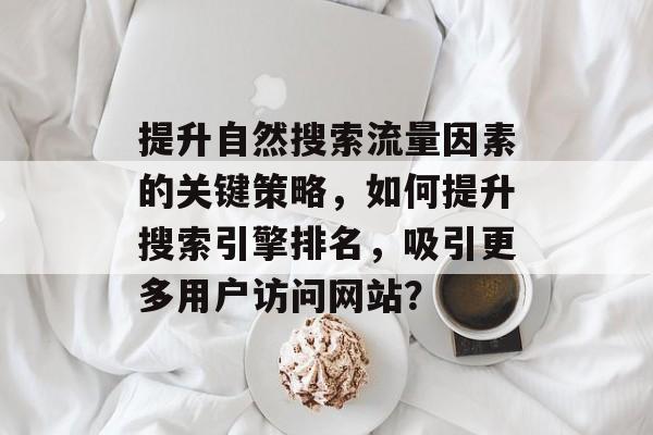 提升自然搜索流量因素的关键策略,如何提升搜索引擎排名,吸引更多用户访问网站? 提升自然搜索流量因素的关键策略,如何提升搜索引擎排名,吸引更多用户访问网站?