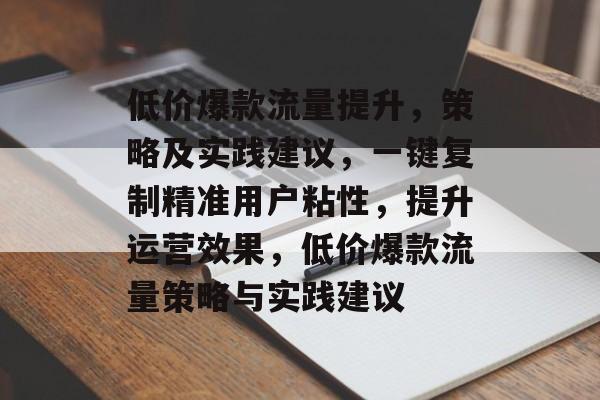 低价爆款流量提升,策略及实践建议,一键复制精准用户粘性,提升运营效果,低价爆款流量策略与实践建议 低价爆款流量提升,策略及实践建议,一键复制精准用户粘性,提升运营效果,低价爆款流量策略与实践建议