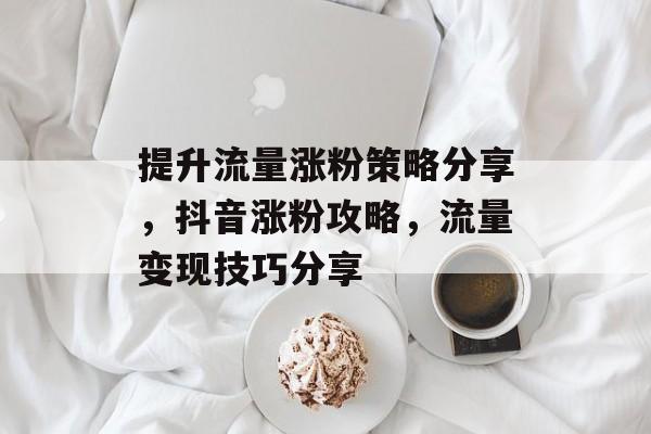 提升流量涨粉策略分享,抖音涨粉攻略,流量变现技巧分享 提升流量涨粉策略分享,抖音涨粉攻略,流量变现技巧分享