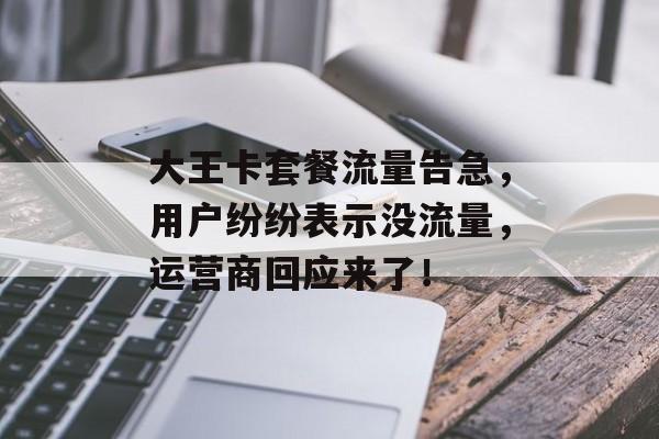 大王卡套餐流量告急,用户纷纷表示没流量,运营商回应来了! 大王卡套餐流量告急,用户纷纷表示没流量,运营商回应来了!